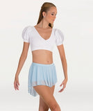 Body Wrappers Pull-On Full Bouncy Chiffon Skirt